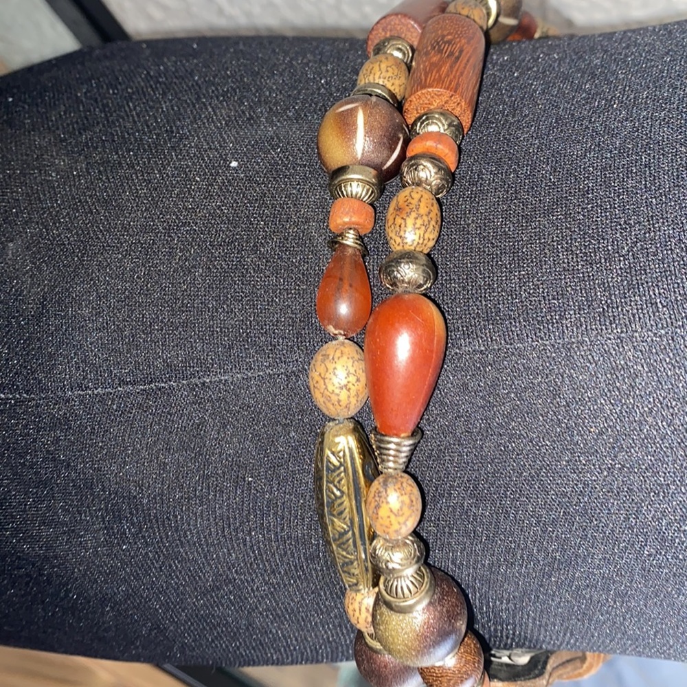 New York studio beaded belt